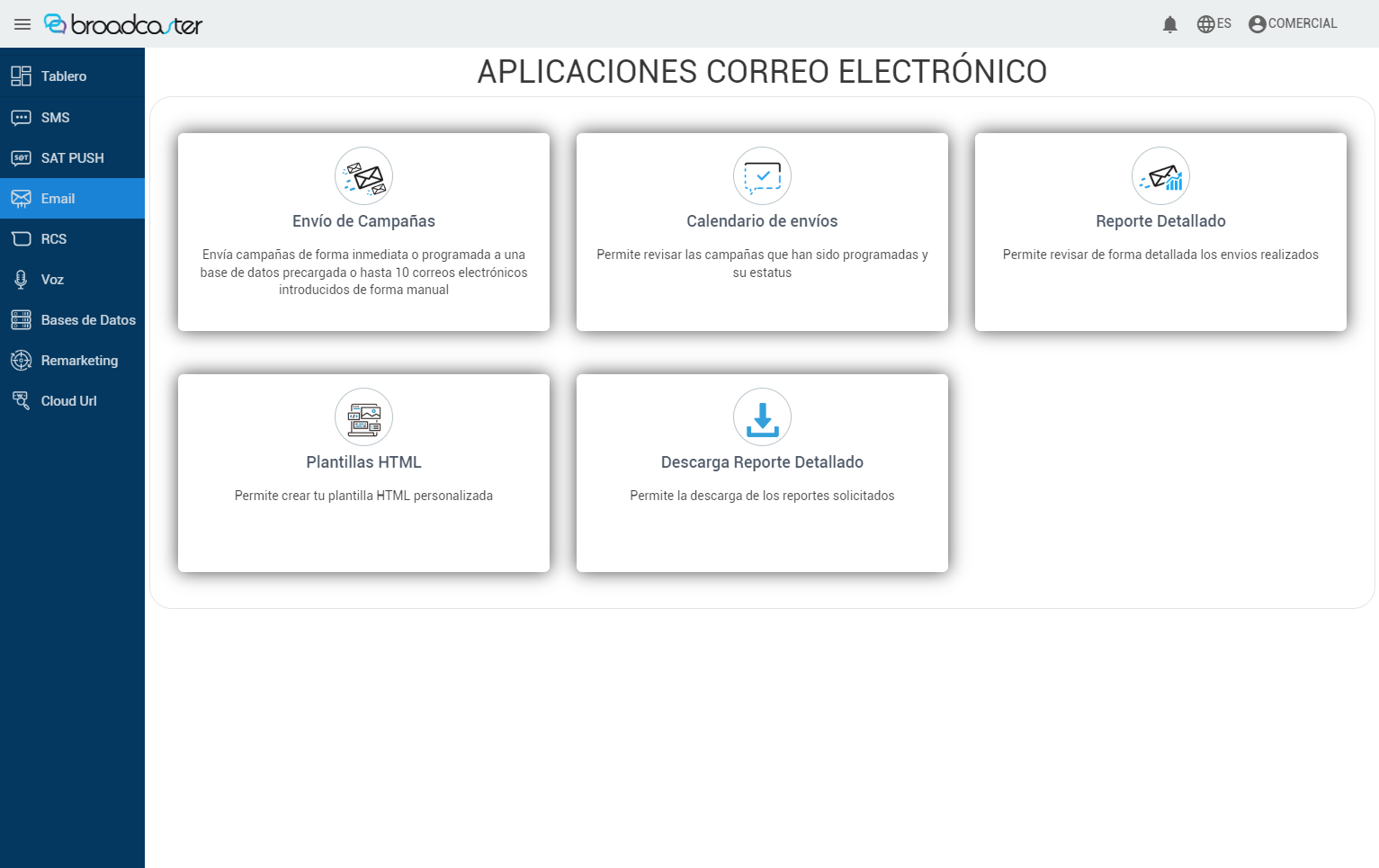 screenshot of Broadcaster Mobile